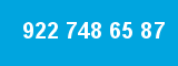 922 748 65 87